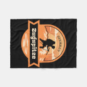 Zugspitze Climbing Germany Alps Mountains Tyrol Hi Fleece Deken (Voorkant (Horizontaal))