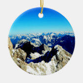 Zugspitze Duitsland Alps Keramisch Ornament (Voorkant)