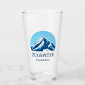 Zugspitze Duitsland berg Skigebied bierglas Glas (Voorkant)
