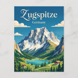 Zugspitze Duitsland Briefkaart