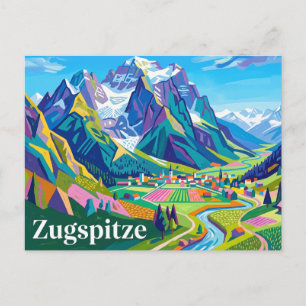 Zugspitze Duitsland Briefkaart