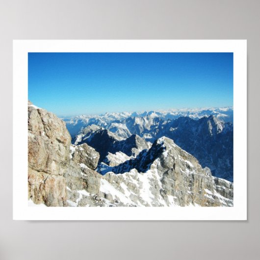 Zugspitze, Duitsland Poster (Voorkant)