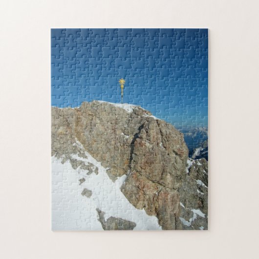 Zugspitze Duitsland Top Cross Legpuzzel (Verticaal)