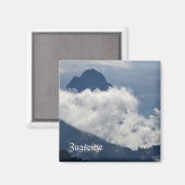 Zugspitze, Garmisch Partenkirchen magneet (Voorkant / Achterkant)