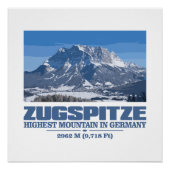 Zugspitze Perfect Poster (Voorkant)