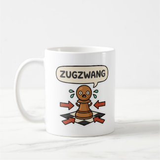 Zugzwang Grappige Schaakmeme Aardige Panische Pion Koffiemok