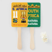 Zuid-Afrika 2026 Global Games: Gouden Trofee 11 Handwaaier (Voorkant en achterkant)