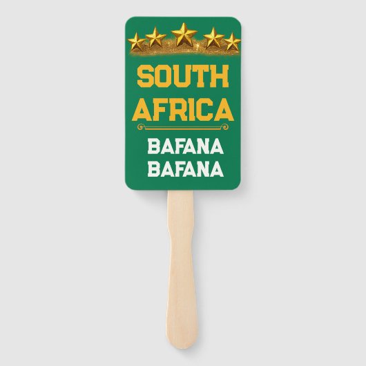 Zuid-Afrika 2026 Global Games: Gouden Trofee 11 Handwaaier (Achterkant)