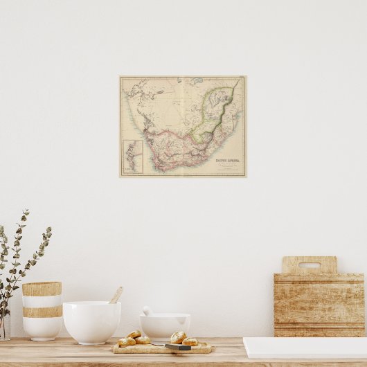 Zuid-Afrika 2 Poster (Keuken)