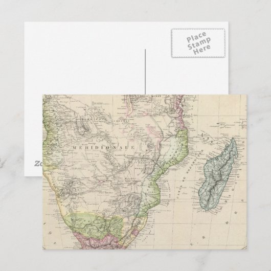 Zuid-Afrika 4 Briefkaart (Voorkant / Achterkant)