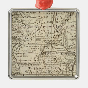 Zuid-Afrika 4 Metalen Ornament