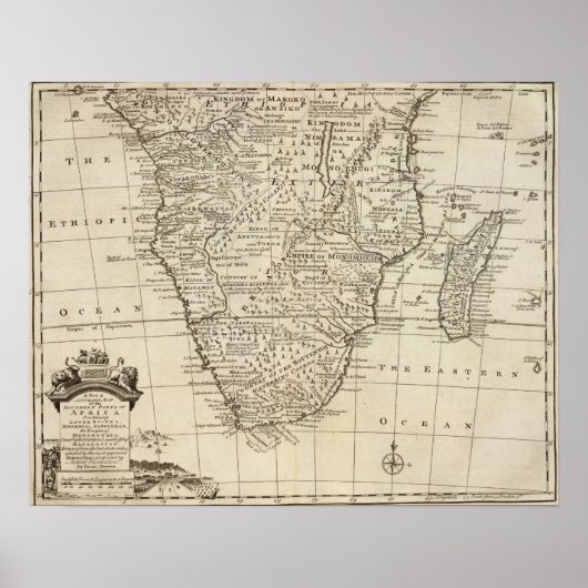 Zuid-Afrika 4 Poster (Voorkant)