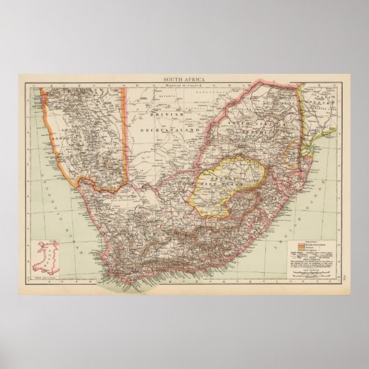 Zuid-Afrika 4 Poster (Voorkant)