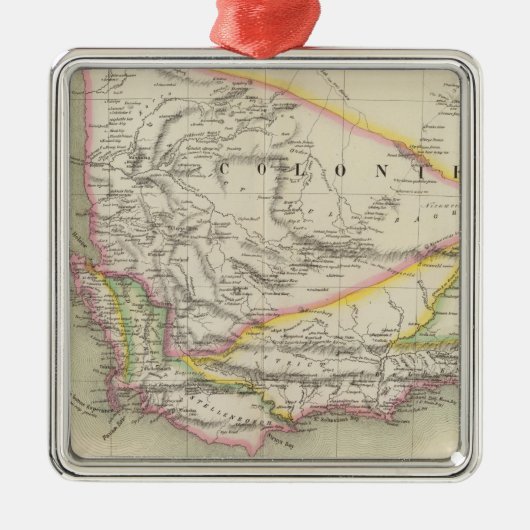 Zuid-Afrika 53 Metalen Ornament (Voorkant)