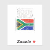 Zuid-Afrika - Afrikaanse vlaggepride Gift Sticker (Vel)