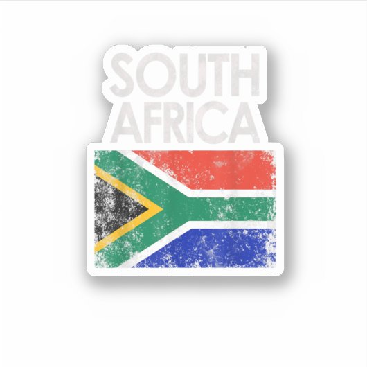 Zuid-Afrika - Afrikaanse vlaggepride Gift Sticker (Voorkant)