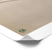 Zuid-Afrika, Afrikaanse vrouw, luchtvaart Poster (Hoek)