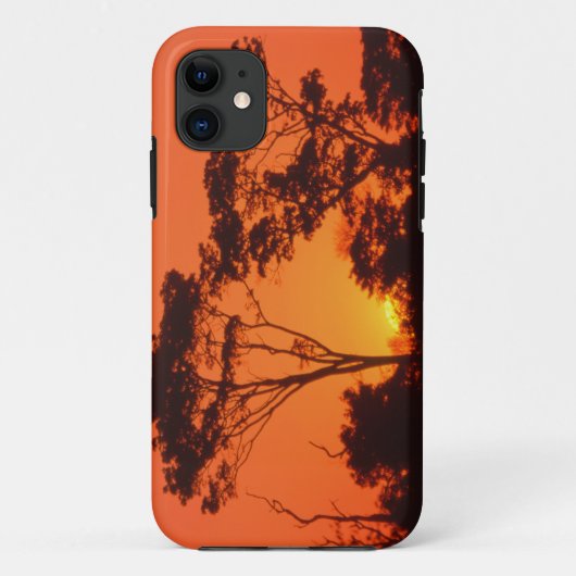 Zuid-Afrika. Afrikaanse zonsondergang. Case-Mate iPhone Case (Achterkant)