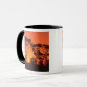 Zuid-Afrika. Afrikaanse zonsondergang. Mok (Voorkant links)