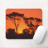 Zuid-Afrika. Afrikaanse zonsondergang. Muismat (Met muis)