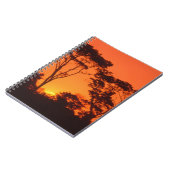 Zuid-Afrika. Afrikaanse zonsondergang. Notitieboek (Linkerzijde)