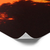 Zuid-Afrika. Afrikaanse zonsondergang. Poster (Hoek)