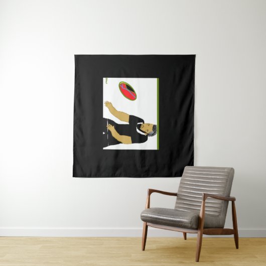 Zuid-Afrika Art 2023 Wereldbeker rugby Wandkleed (In Situ (horizontaal))