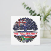 Zuid-Afrika Australië uit Zuid-Afrika Kaart (Staand voorkant)