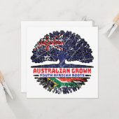 Zuid-Afrika Australië uit Zuid-Afrika Kaart (Voorkant / Achterkant in situ)