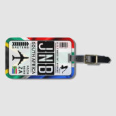 Zuid-Afrika Bagagelabel (Voorkant (horizontaal))