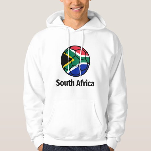 Zuid-Afrika bal ontwerp Hoodie (Voorkant)