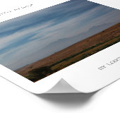 Zuid-Afrika bergen Landscape Travel Poster (Hoek)