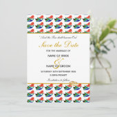 ZUID-AFRIKA Bijzondere viering van een christelijk Save The Date (Staand voorkant)