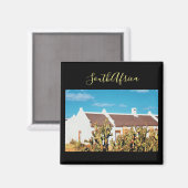 Zuid-Afrika Boerderij Stijl Huis Landschap Magneet (Voorkant / Achterkant)