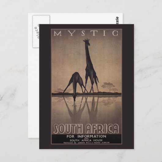 Zuid-Afrika Briefkaart (Voorkant / Achterkant)