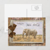 Zuid-Afrika Briefkaart (Voorkant / Achterkant)