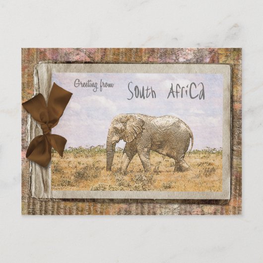 Zuid-Afrika Briefkaart (Voorkant)