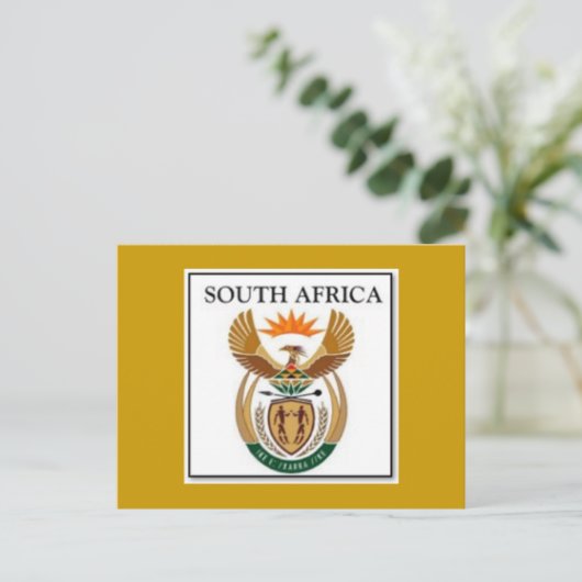 Zuid-Afrika Briefkaart (Staand voorkant)