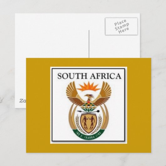 Zuid-Afrika Briefkaart (Voorkant / Achterkant)