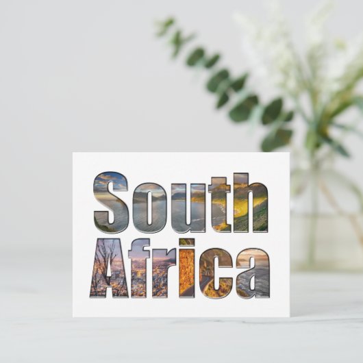 Zuid-Afrika Briefkaart (Staand voorkant)