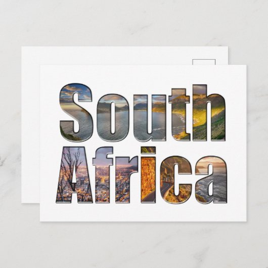 Zuid-Afrika Briefkaart (Voorkant / Achterkant)