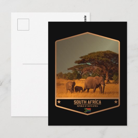 Zuid-Afrika Briefkaart (Voorkant / Achterkant)