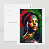 Zuid-Afrika Briefkaart - Wereld aan het Collectie (Voorkant / Achterkant)