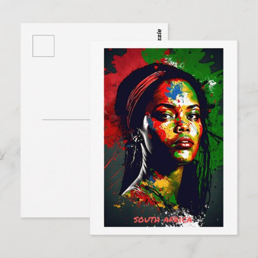 Zuid-Afrika Briefkaart - Wereld aan het Collectie  (Voorkant / Achterkant)