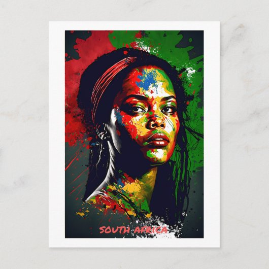 Zuid-Afrika Briefkaart - Wereld aan het Collectie (Voorkant)