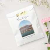 Zuid-Afrika Bruiloft Kaapstad Dank u Foto Bedankzakje (Gezegeld)