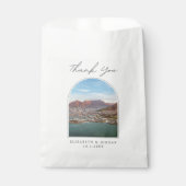 Zuid-Afrika Bruiloft Kaapstad Dank u Foto Bedankzakje (Voorkant)