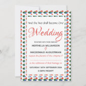 ZUID-AFRIKA bruiloft Kaart (Voorkant)