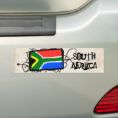 Zuid-Afrika Bumpersticker (Op auto)