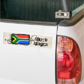 Zuid-Afrika Bumpersticker (Op Truck)
